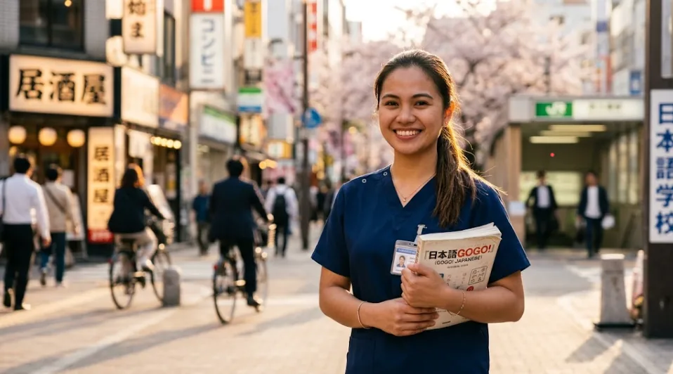 Filipino learner ready for Japan